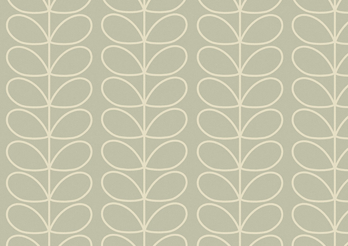 Orla Kiely Linear Stem, Pebble - Made to Measure Curtains - Image 8